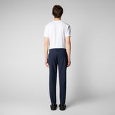 Man's trousers Steve in navy blue - Men's Sets | Save The Duck