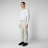 Man's trousers Colt in fog grey - Men's Sets | Save The Duck