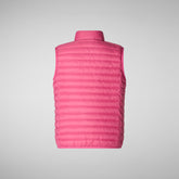 Unisex kids' vest Dolin in gem pink - BOY SS24 SALE | Save The Duck